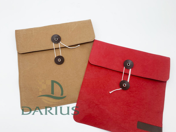 Pestävä paperinen asiakirjojen säilytyspussi opiskelijoille