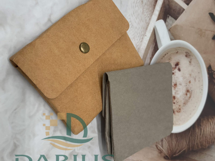 Yksinkertainen, laadukas pestävä voimapaperikukkaro