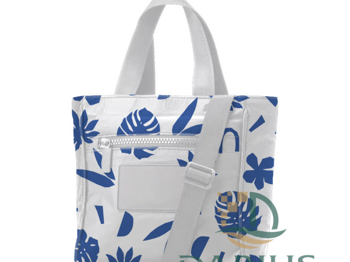 Naisten vetoketjullinen olkalaukku Tyvek Casual Crossbody laukku