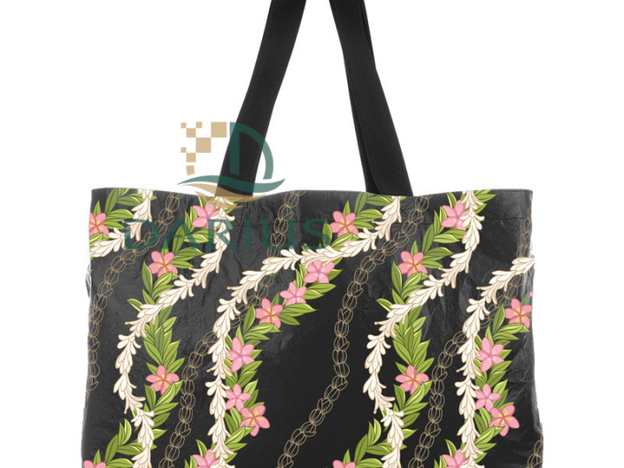 Custom Print Reversible Double Sided Tyvek Shopping Bag