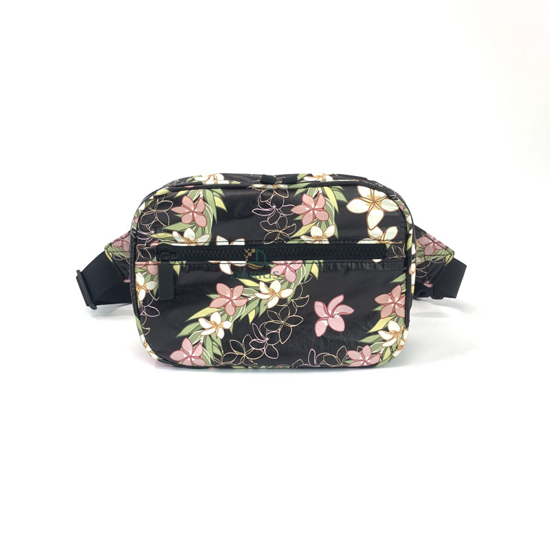 Custom Lightweight Floral Print Tyvek Fanny Pack