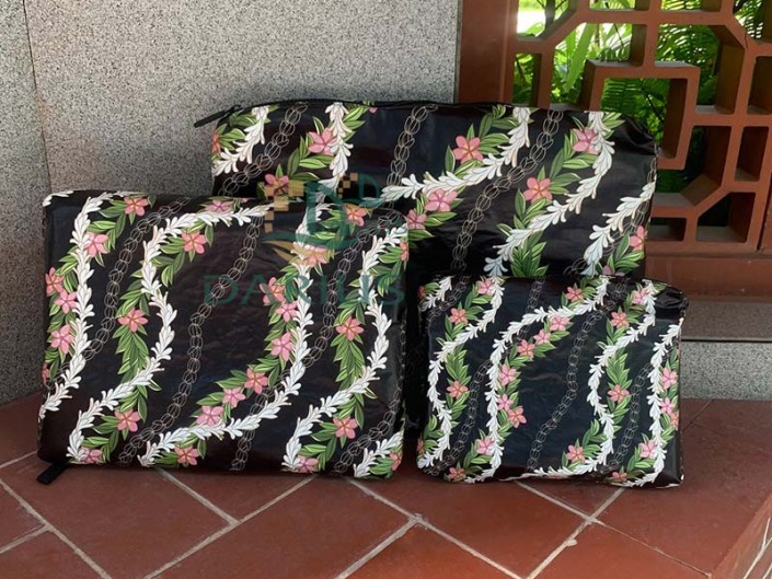 Reversible Waterproof Tyvek Cosmetic Bag Set