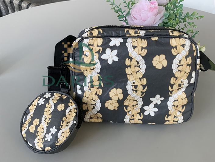 Tyvek Crossbody Bag Waterproof Eco Friendly