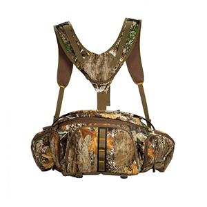 Hunting Brown Camo Fanny Waist Pack With Harness Pouch