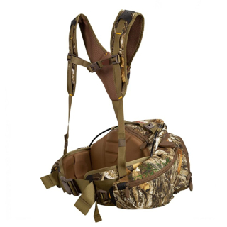 Hunting Brown Camo Fanny Waist Pack With Harness Pouch