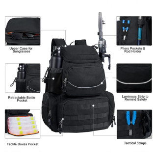 Waterproof Fly Fishing Backpack Tackle Box