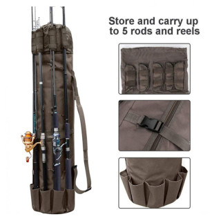 Sacs de transport en toile pour cannes et moulinets de pêche à la mouche