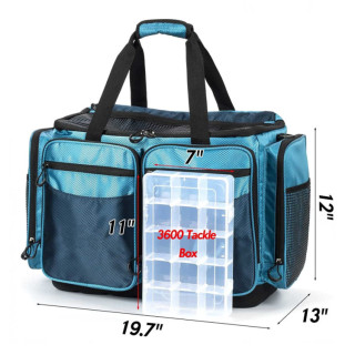 Waterproof Soft Fishing Tackle Storage Bag With Trays