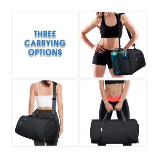 Men's Fitness Sports Gym Tote Bag With Wet Pocket