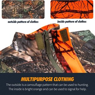 Original Hunting Turkey Reversible Vest clothing for Women Man