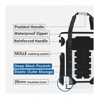 Wasserdichte Hopper Soft Side Rucksack-Kühltasche