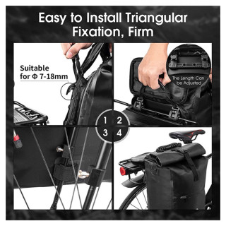 Waterproof Dry Cycling Backpack Pannier Bags
