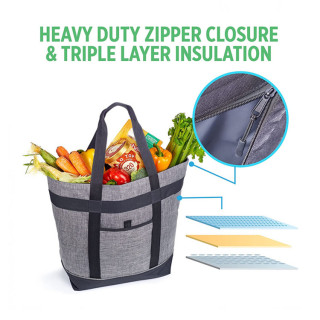 Insulated Cooler Carry Tote Bag