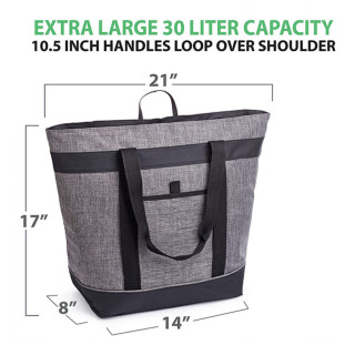 Insulated Cooler Carry Tote Bag