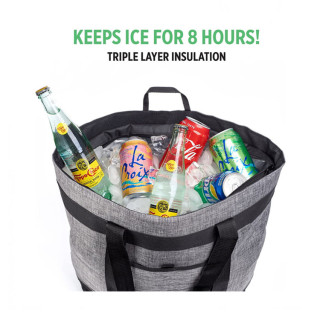Insulated Cooler Carry Tote Bag