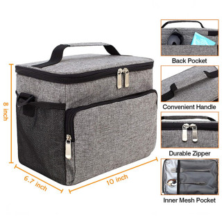 Insulated Women's Lunch Box Cooler Bag