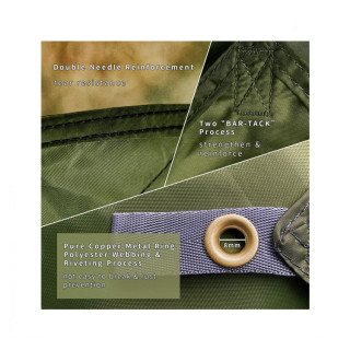 Large Waterproof Camping Rain Fly Tent Tarp