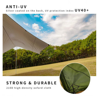 Large Waterproof Camping Rain Fly Tent Tarp