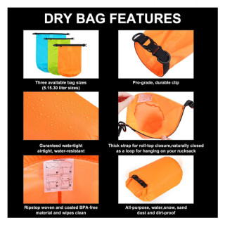 Waterproof Ultralight Small Stuff Sack For Backpacking