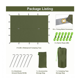 Waterproof Tarp Camping Tent