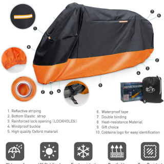 Waterproof Outdoor Bicycle Cover Anti Dust Rain Snow UV