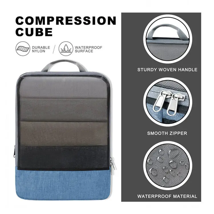 4 Pcs Packing Travel Organizer Cubes