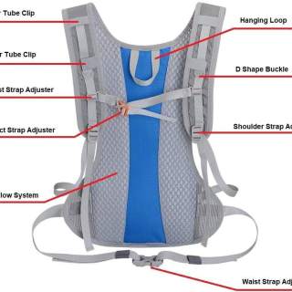 Lightweight Water Resistant Running Vest Chest Pack Bag
