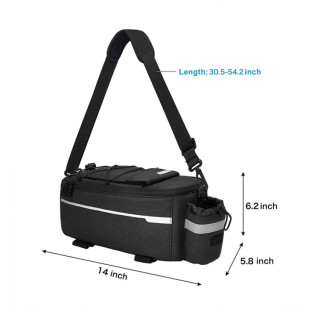 Bike Rear Rack Truck Cooler Bag For Warm Or Cold