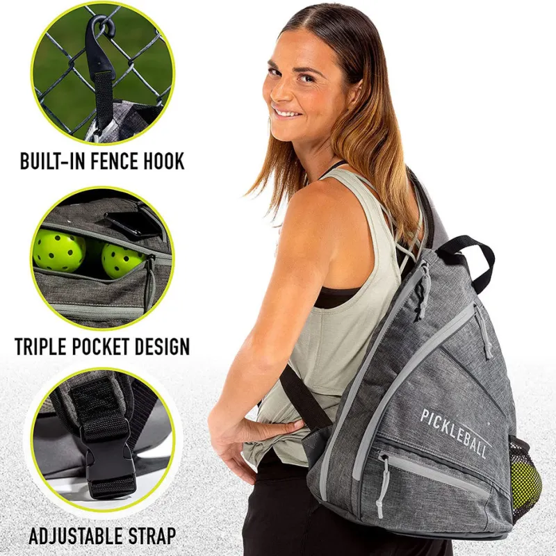 Pickleball Sling Backpack Bag