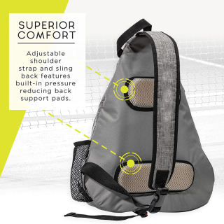 Women's Pickleball Sling Backpack Bag