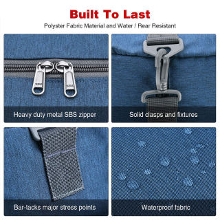 Large Black Crossbody Sports Gym Bag With Shoe Compartment