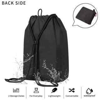 Men's Small Sports Drawstring Gym Backpack Bag