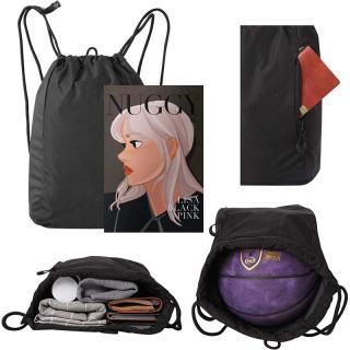 Men's Small Sports Drawstring Gym Backpack Bag