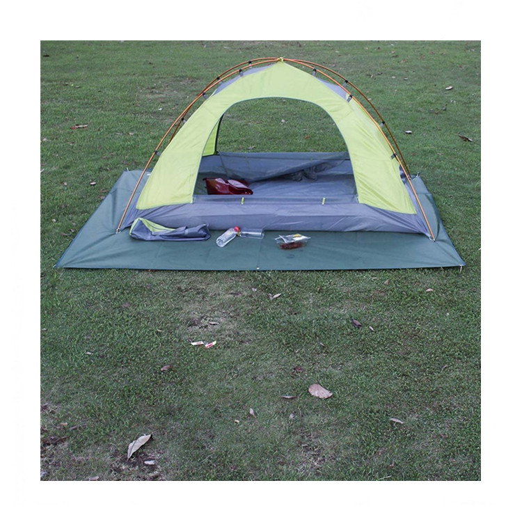 camping tarp under tent