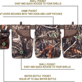 Adjustable Hunting Camo Bags Dove Belt Game Pouch