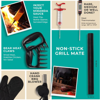 Waterproof Outdoor Picnic Cooking BBQ Tool Storage Bag