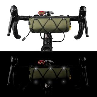 Bicycle Front Handlebar Bag Storage Roll Bag Commuter