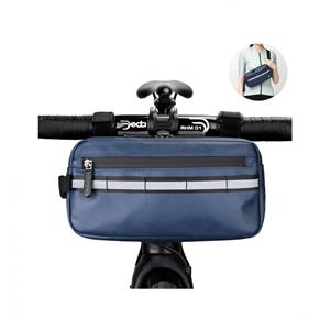 Bike Frame Handlebar Bag Waterproof Shoulder Waist Bag