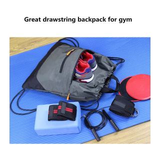Drawstring Backpack Sports Gym Sackpack For Running