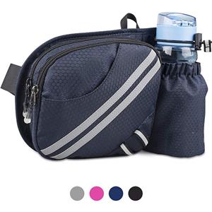 Fanny Hip Pack 2 Water Bottle Holders Lumbar Belt Running