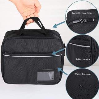Large Padded Pill Bottle Organizer Travel Medicine Bag