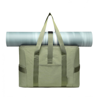 Leichte Yogamattentasche aus Canvas mit Mattentragetasche