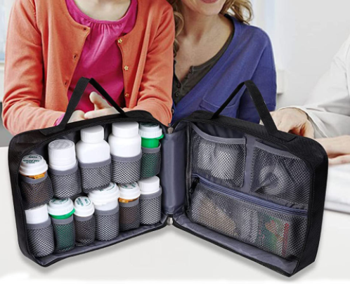 Pill Bottle Organizer for travel