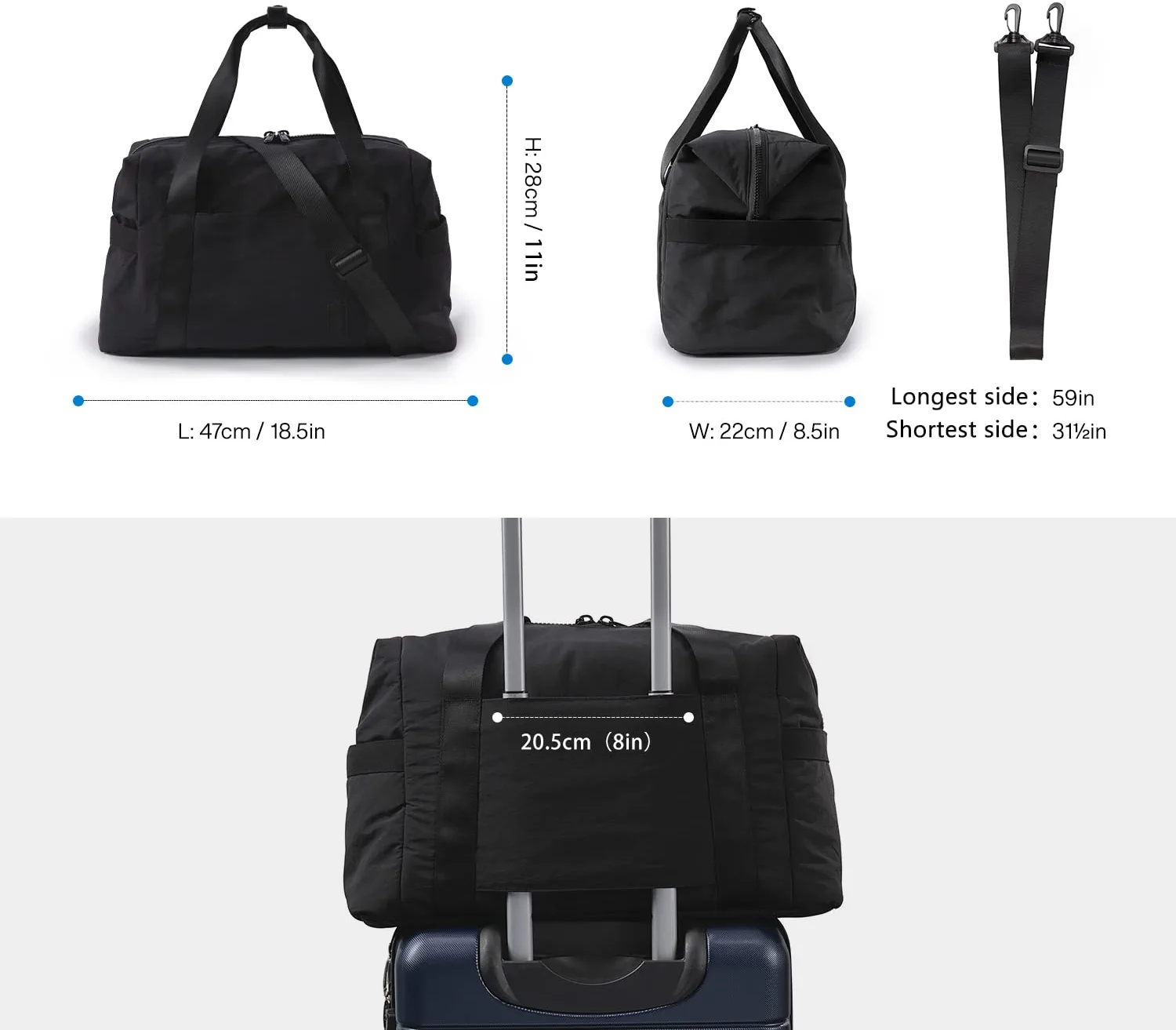 Sports Duffle Bag for Travel Duffel