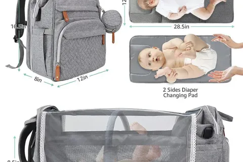 Lo zaino per pannolini da viaggio è un must per i genitori in viaggio
