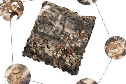 Dé rienda suelta a su sigilo con las persianas de chaleco de caza de malla de camuflaje