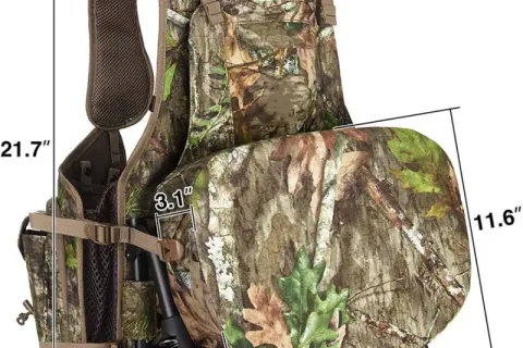Ventajas de un chaleco de caza para pavos con asiento combinado con un morral de caza mayor
