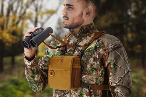 Paquete de cofre de caza de camuflaje Funcionalidad de paquete de chaleco ajustable