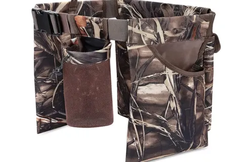 Tendencia del mercado de bolsa de camuflaje de caza ajustable bolsa de juego de cinturón de paloma