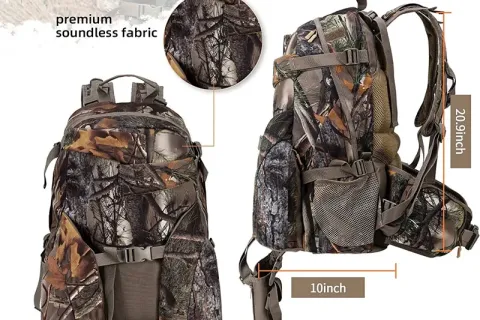 Особенности и преимущества камуфляжного охотничьего боевого рюкзака Пистолет Поклон Стойка